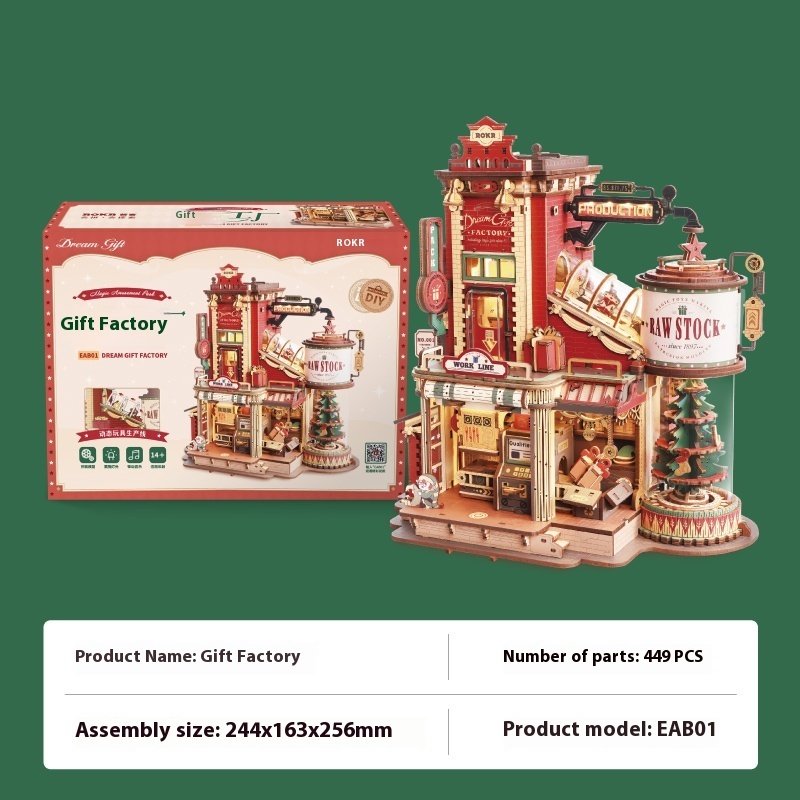 3D Puzzle Wooden Assembly Block Toy