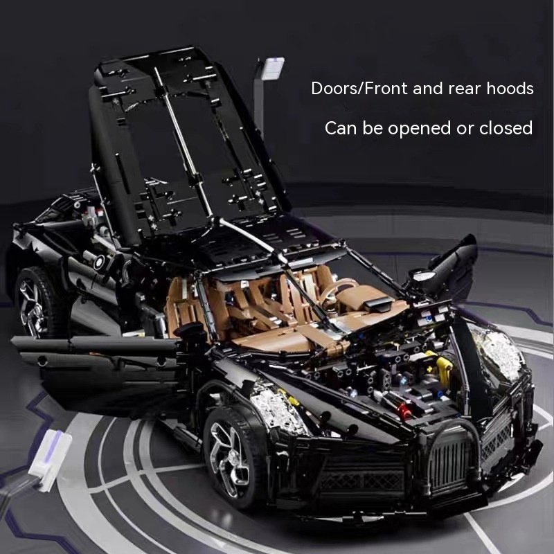 13163 Voice Of Night 18 Car Model Flagship High Difficulty Puzzle Compatible With Building Blocks Toy