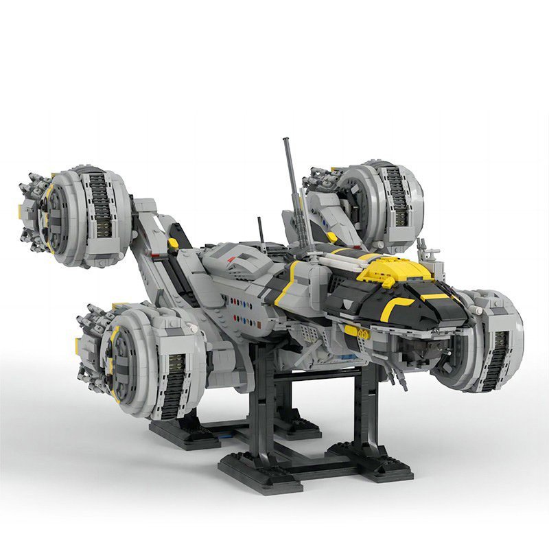 Assembled Building Blocks Large Spacecraft Model Ornaments