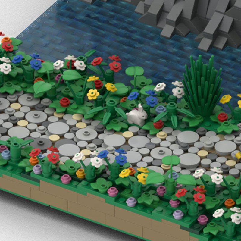 Haiston Fortress Lion Kingdom Plastic Building Blocks Model