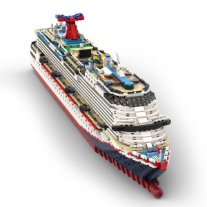 Building Block Toy Gift Set Compatible With Carnival Dream Cruise Luxury Cruise Ship Cruise Ship