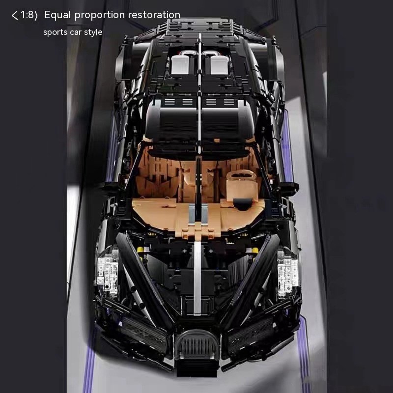 13163 Voice Of Night 18 Car Model Flagship High Difficulty Puzzle Compatible With Building Blocks Toy