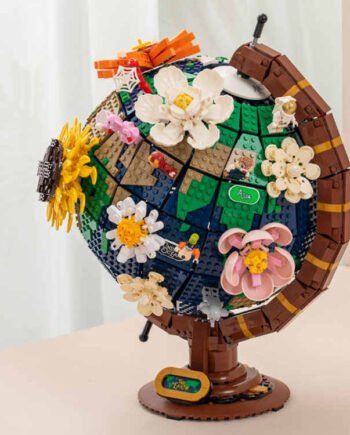 Building Blocks Earth Instrument Solar System Model Assembled Toys