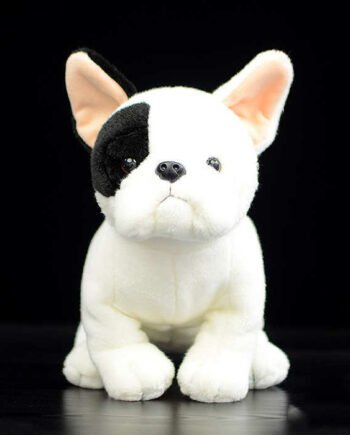 Cute Simulation French Doll Squat Dog Plush Toy