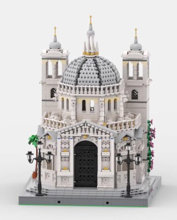 Salute Ankang Notre Dame Church Large Landmark Plastic Toys