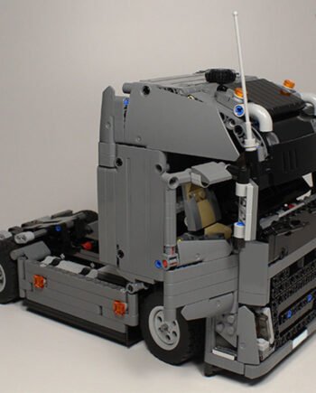 Truck Trailer Building Block Model Toy